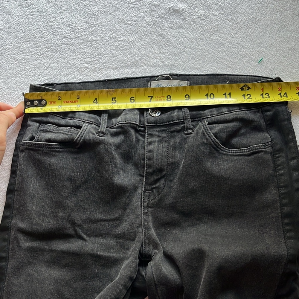 Madewell Women's Charcoal Straight Leg Jeans - Picture 6 of 8